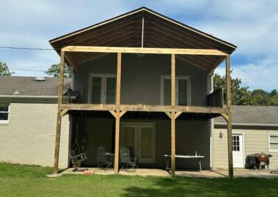 Expanding Deck and Roofline for Ms. Owens in Decatur, AL
