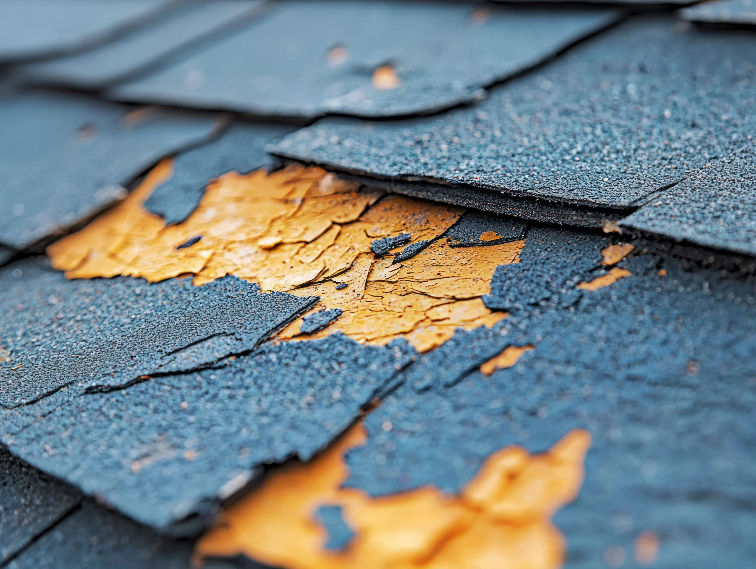 chipped roofing